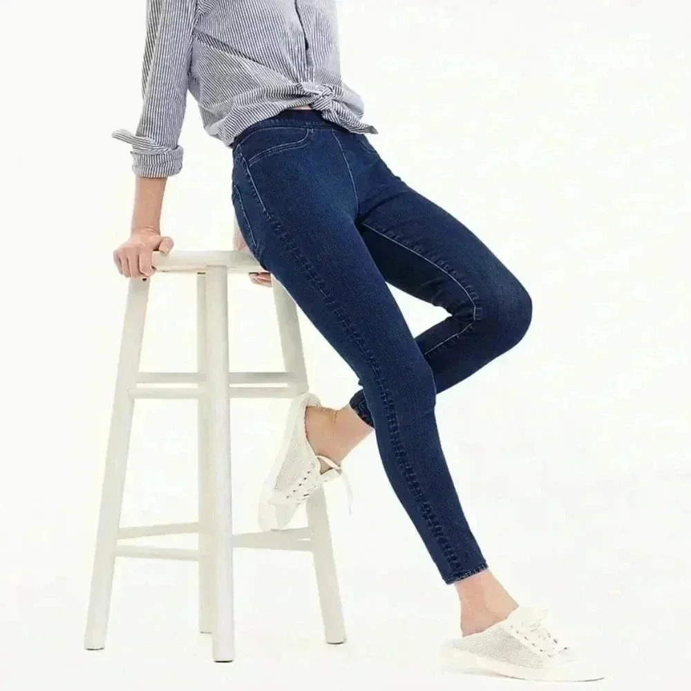 J.Crew Pull-On Toothpick Jean in Indigo Size 29-A10